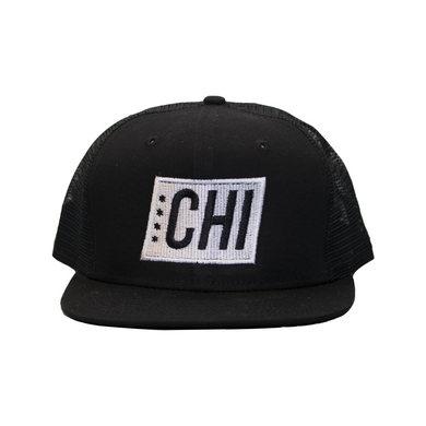 Tilted Logo - Trucker Hat - Black